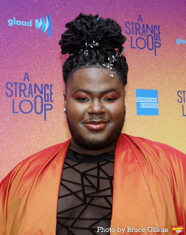 Kyle Ramar Freeman attending the opening of "A Strange Loop" on Broadway, 2022.