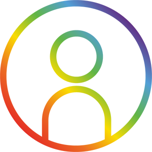 Rainbow Social Profile Icon